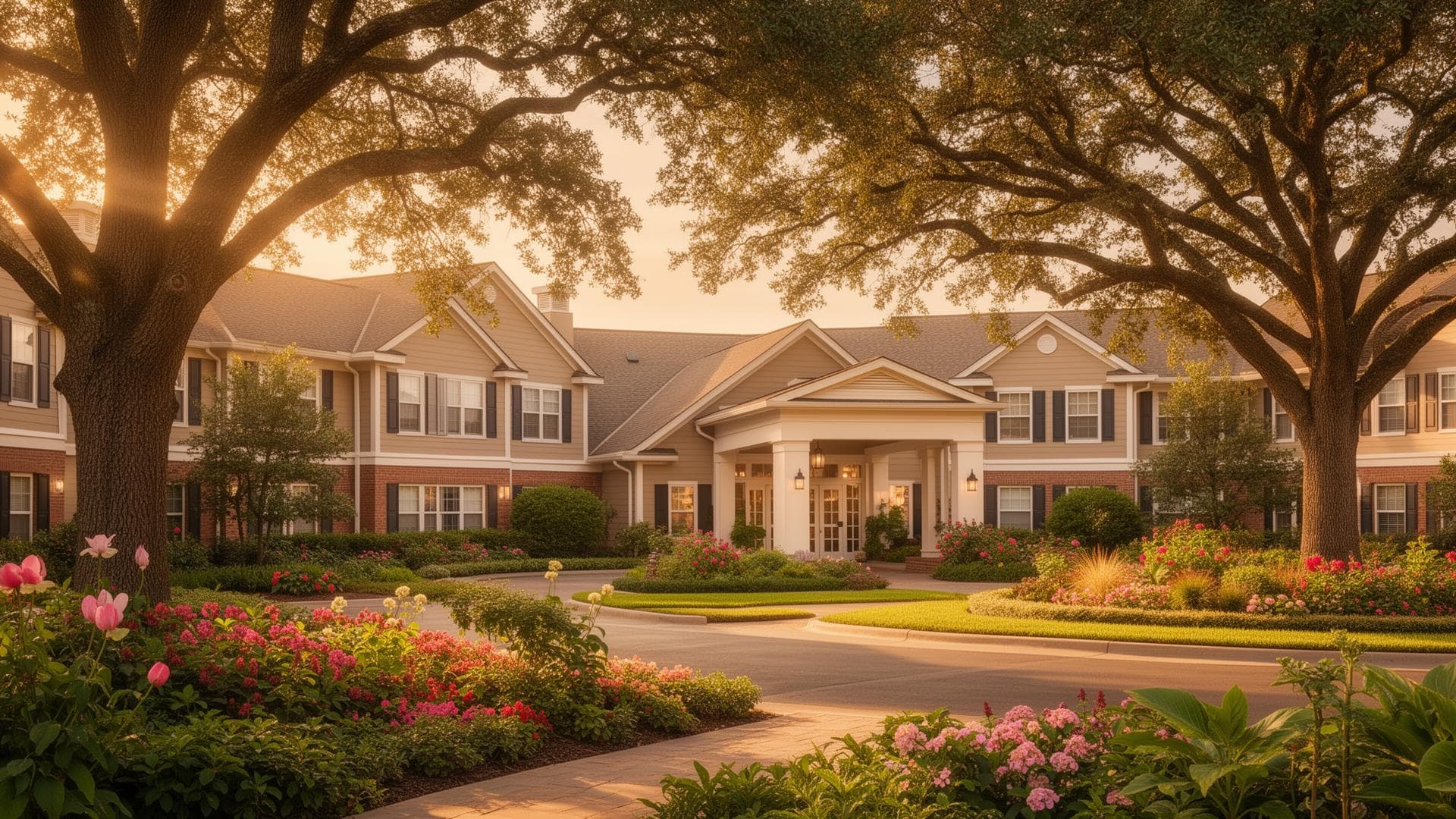 Beautiful senior living community